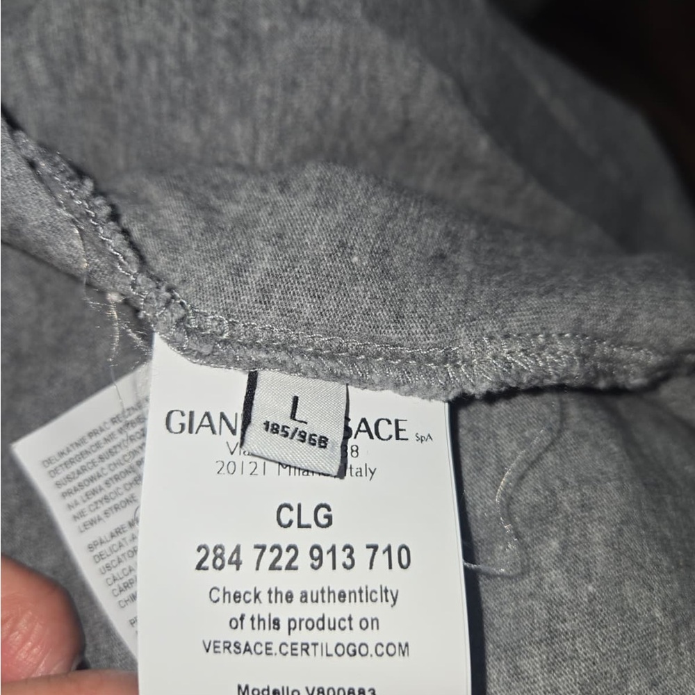 Versace Heather Gray Fashion Piece